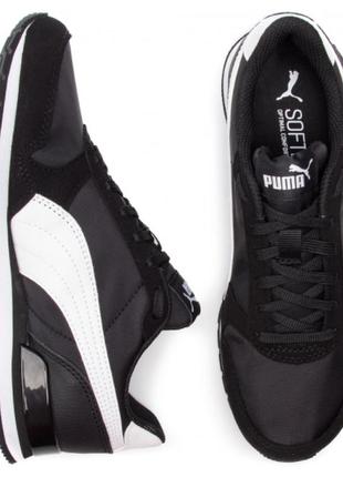 1, удобные  кроссовки кросовки  пума puma st runner v2 nl sneakers jr унисекс (размер us 6- 24см)  оригинал