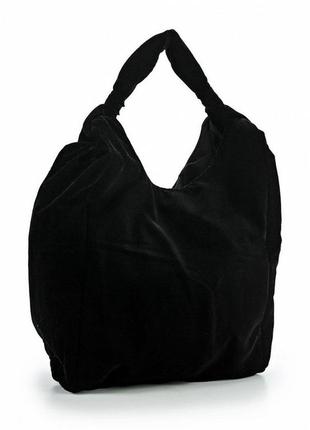 1. сумочка mango черного  цвета из   велюра,с    вышивкой    оригинал испания2 фото