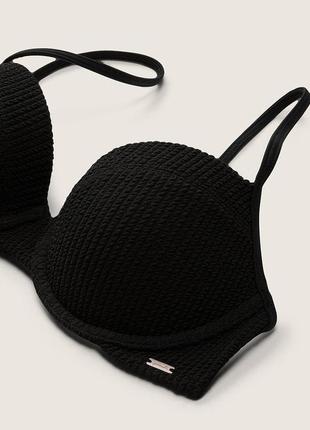 1, топ бікіні пушап у рубчик push-up bikini top victoria ́s secret вікторія сикрет оригінал розмір l-dd