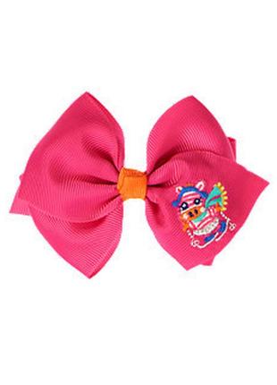 Заколка бант бегемотик для волосся на кліпі gymboree