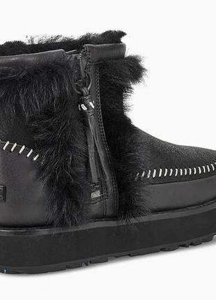 Euro 39 размер us 8 -25 см ugg угг австралия  угги fluff punk boot  натуральные черные оригинал4 фото