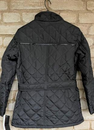 1, демисезонная стеганная курточка с вставками из экокожи kc collections размер s6 фото