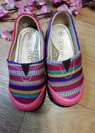 Яскраві стильні черевички для маленької модниці coco (розмір 13см)2 фото