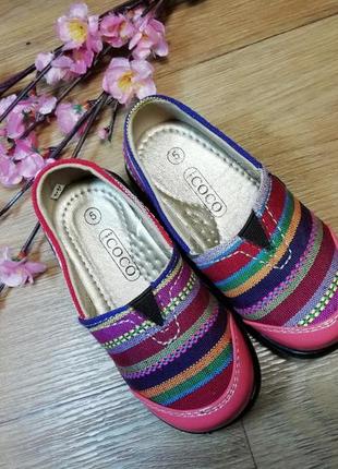 Яскраві стильні черевички для маленької модниці coco (розмір 13см)3 фото