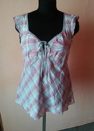 Красивая натуральная блуза маечка раз.16