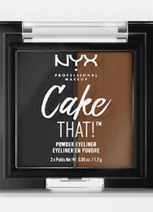 Тіні для підведення очей nyx cake that powder eyeliner оригінал сша