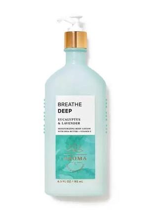 1, зволожувальний лосьйон для тіла aromatherapy bath and body works — eucalyptus lavender аромотерапія