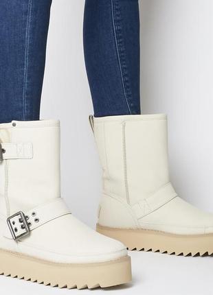 1, угги натуральные  ugg classic rebel biker boots оригинал  размер 8 25-25,5 см