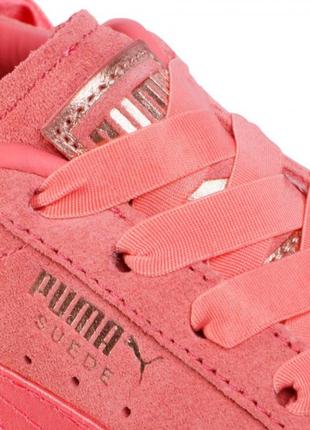 Puma suede bow размер eur 40 - 25,5 см замшевые кроссовки пума оригинал