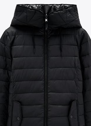 1, демісезонна двостороння куртка з капюшоном зара zara розмір xs оригінал5 фото