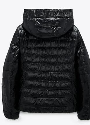 1, демісезонна двостороння куртка з капюшоном зара zara розмір xs оригінал3 фото