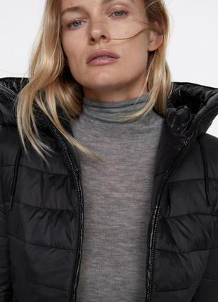 1, демісезонна двостороння куртка з капюшоном зара zara розмір xs оригінал4 фото