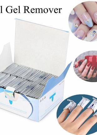 1. пакетики средство  для снятия гель-лака  nail art gel polish lacquer easy remover2 фото