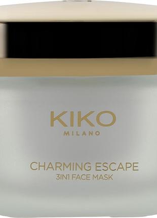 1, очищающее средство для лица, маска и скраб 3 в 1 charming escape kiko  кико  оригинал4 фото