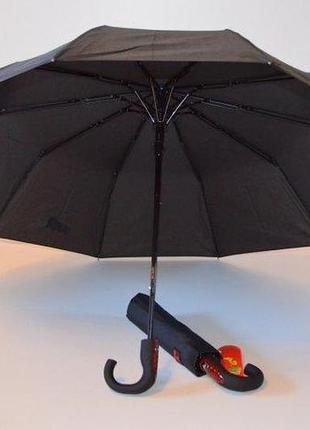 1, чоловіча парасолька напівавтомат «bellissimo» на 10 спиць із фібергласу антивітер