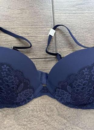 1, бюст бюстгальтер victoria secret вікторія сикрет sexy tee lightly-lined demi bra розмір 32в (70в) оригінал