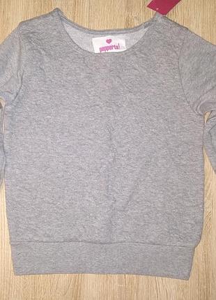 Худи джемпер для девочки 6-8 лет pepperts