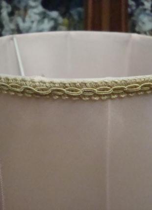 Шикарная настольная лампа фарфор каподимонте италия