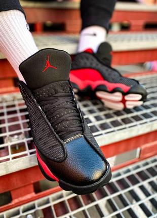 Jordan 13 best sale black n red
