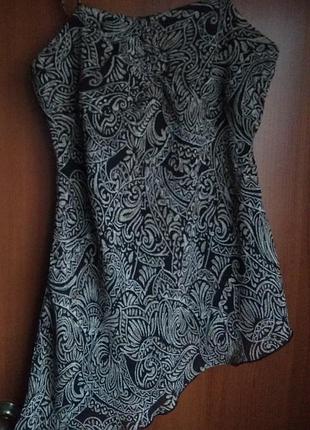 Асимметричный топ с подкладкой с принтом пейсли от redherring