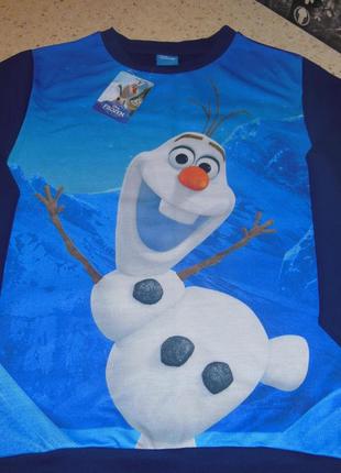 Легкий свитшот, кофта disney long sleeved olaf sweat, р. 9-10 лет.4 фото