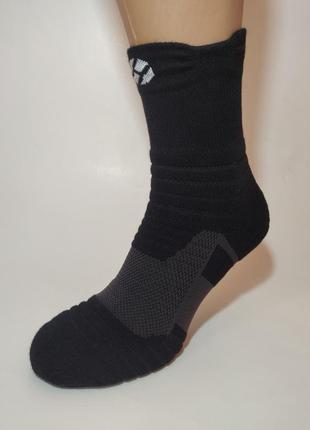 Носки спортивные унисекс черные 37-45 размер