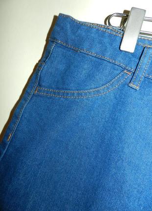 Звужені,якісні,натуральні-100% коттон джинси,висока посадка,basicos5 фото