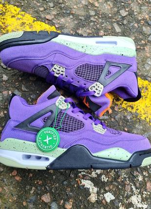 Кроссовки nike air jordan 4 canyon purple