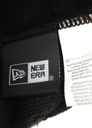 Оригінальна подовжена зимня шапка new era essential black long knit8 фото