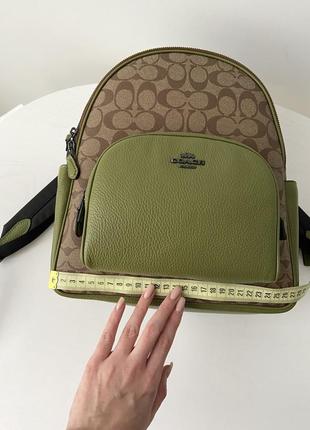 Жіночий брендовий рюкзак coach court backpack оригінал коач коуч ранець на подарунок дружині дівчині9 фото