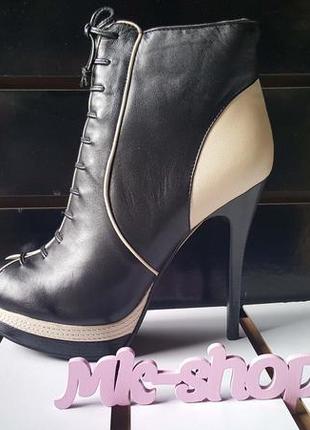 Жіночі ботильйони нат.шкіра blue-tempt 37-38р. bt259