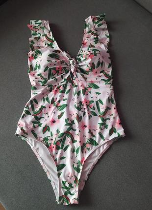 Купальник в цветочный принт