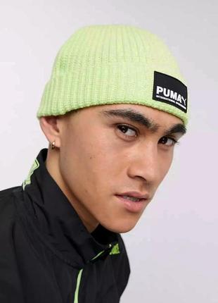 Оригінальна шапка - докер puma progressive street beanie / демі, єврозима