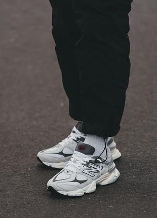 Кросівки new balance 9060 grey cream red