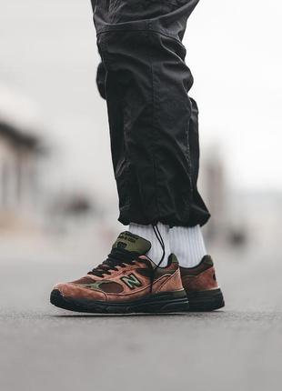 Кроссовки new balance 993 black brown