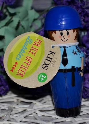 Іграшка мильні бульбашки m&s kids police officer bubbles mark & sandspencer