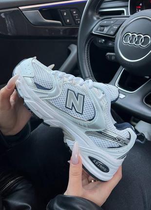 Кроссовки new balance 530 white silver navy