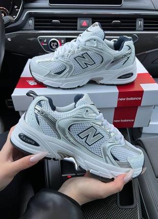 Кросівки new balance 530 white silver navy4 фото