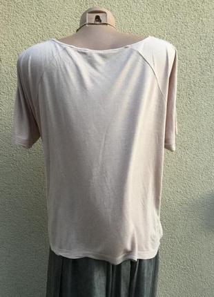 Легкая,комбинированная футболка,блуза-реглан,кофточка,шёлк2 фото