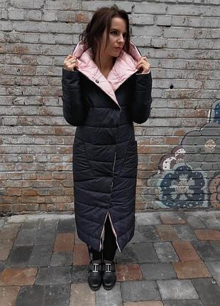 двухсторонние пуховики женские зимние. двусторонний пуховик женский. пуховик длинный двухсторонний. двухстороннее пуховое пальто. двухсторонний удлиненный пуховик.