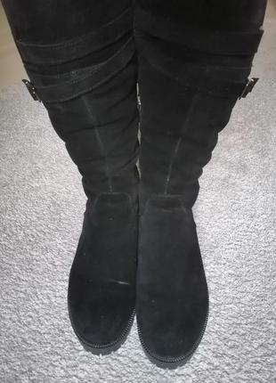 Чоботи жіночі зимові замшеві