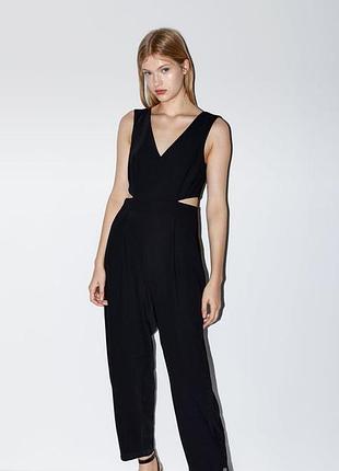 Комбинезон zara, с розрезами, декольте