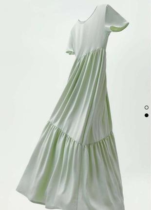 Платье женское ярусное zara2 фото