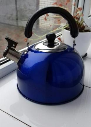 Чайник для плити зі свистком, 2.65 л. чайник со свистком для плиты