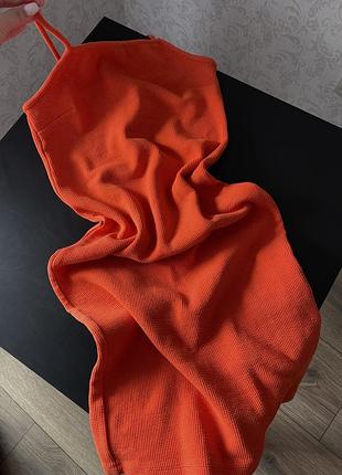 Оранжеве плаття new look