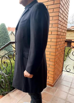 Мужское шерстяное пальто canali. италия. 54-56р.8 фото