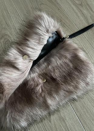 Клатч з штучного хутра