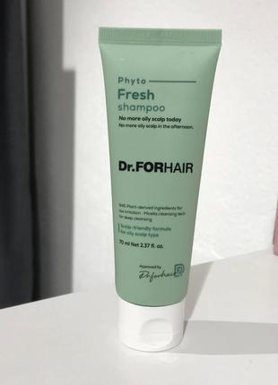 Міцелярний шампунь для жирної шкіри голови dr.forhair phyto fresh 70 мл