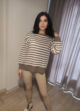 Светр в смужку за суперціною4 фото