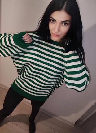 Светр в смужку за суперціною5 фото